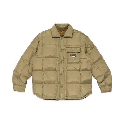 HUMAN MADE Down Shirt Jacket "Olive Drab"