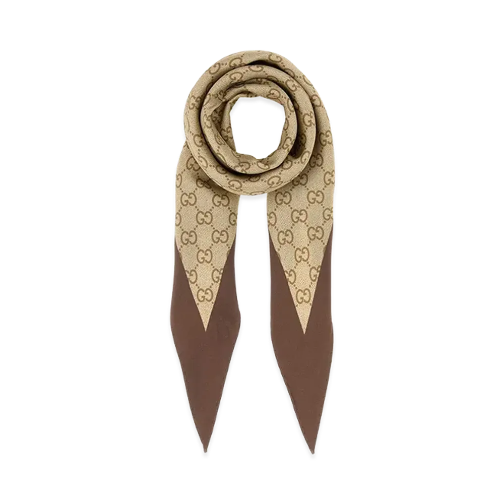 GUCCI Women's Printed Silk Foulard "Printed"