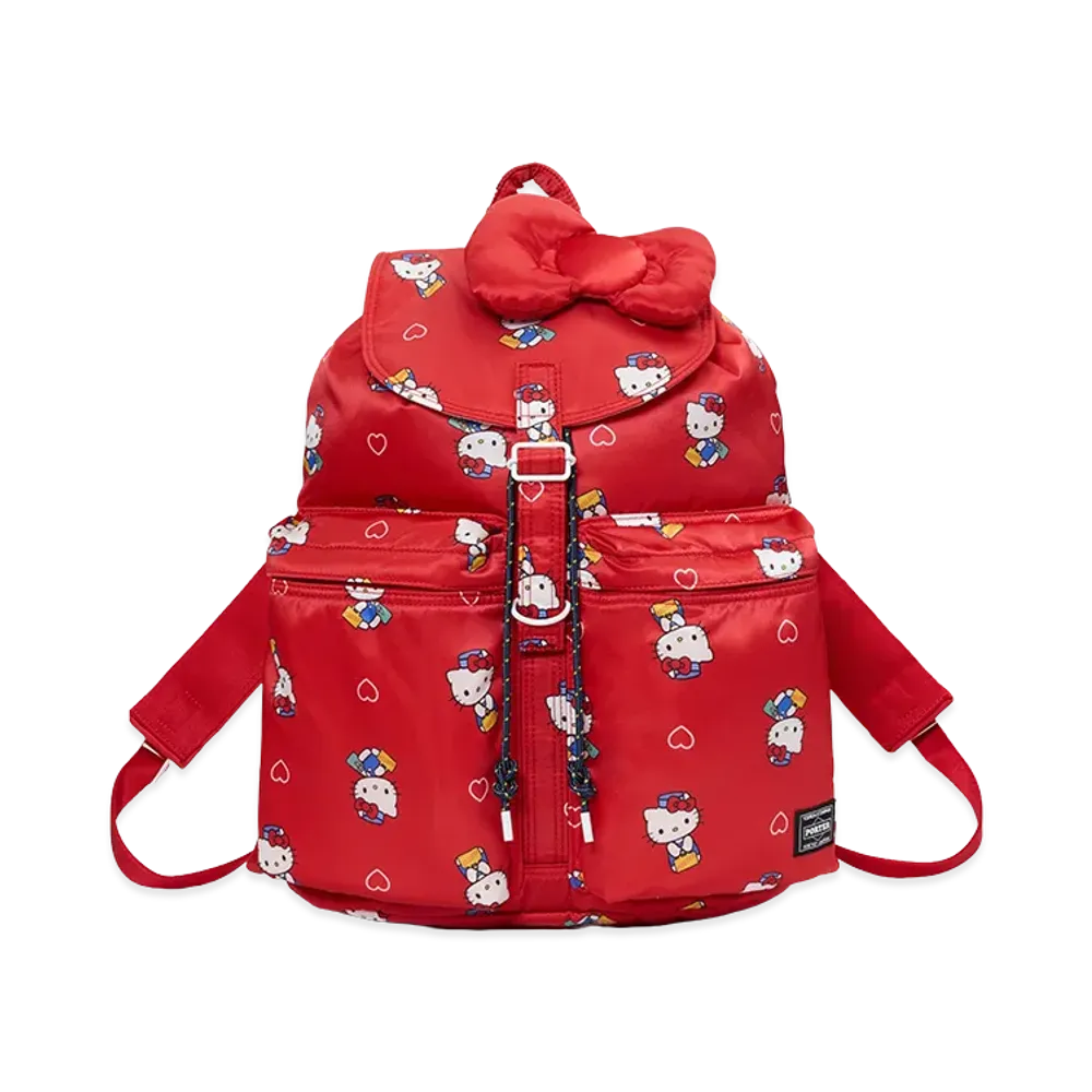 PORTER x HELLO KITTY Rucksack "Red"