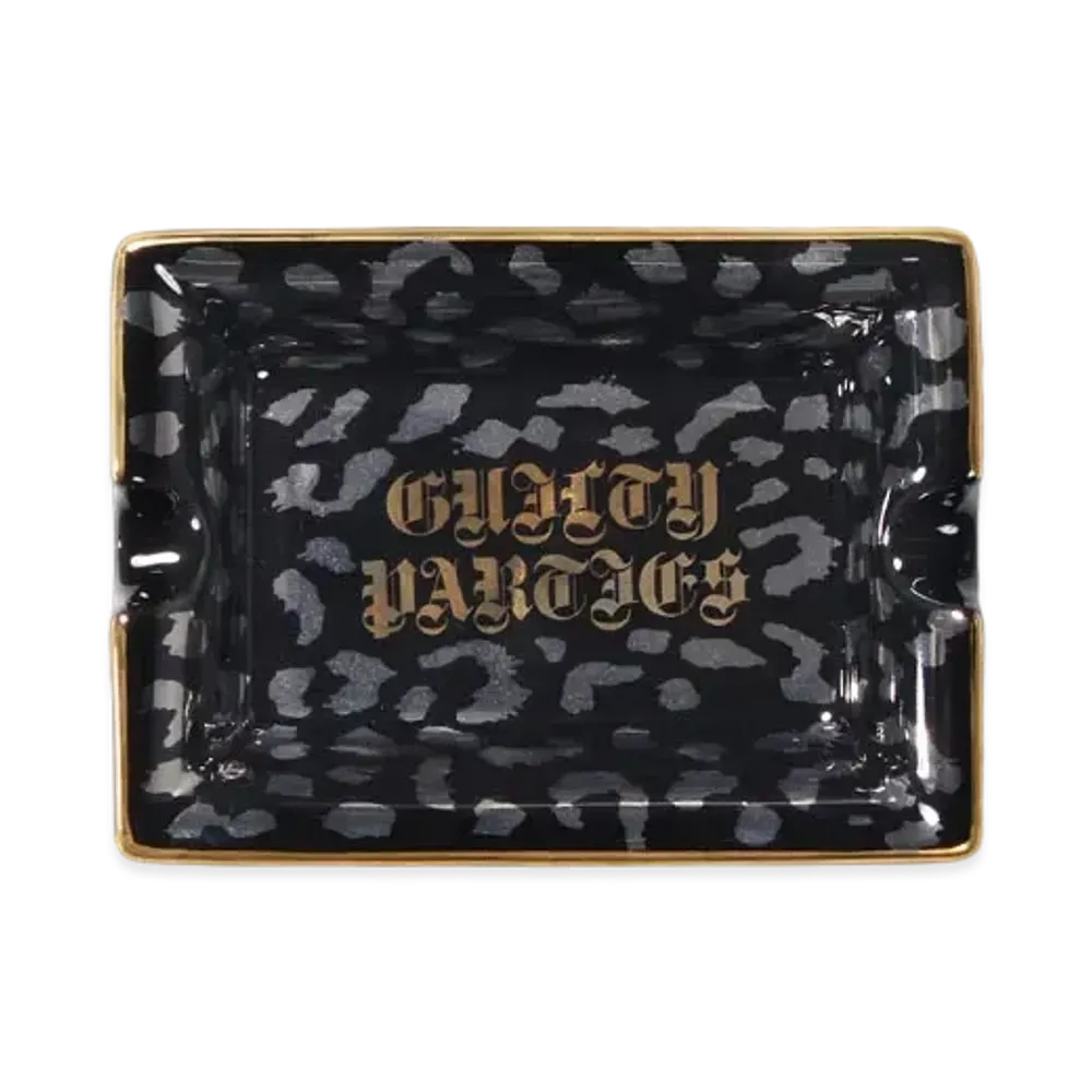 WACKO MARIA LEOPARD ASHTRAY-SMALL "Black"