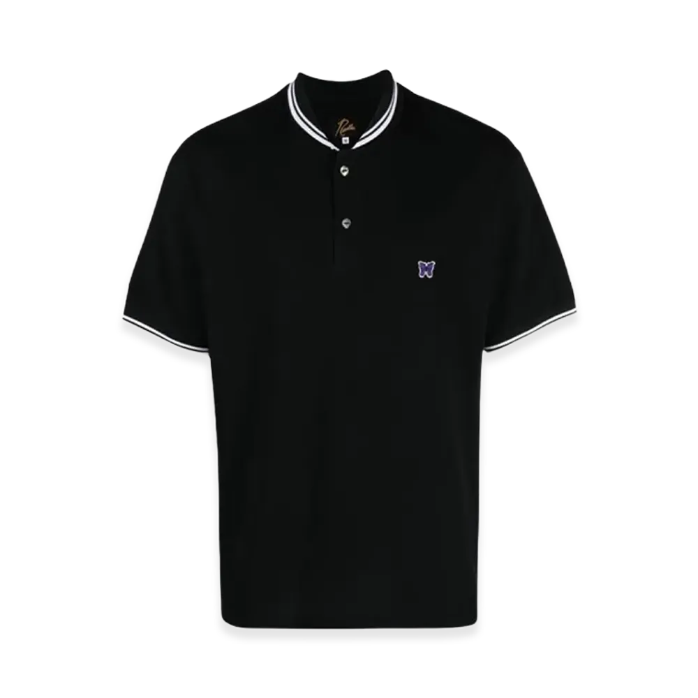 NEEDLES Shawl Collar Polo Shirt "Black"