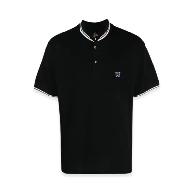 NEEDLES Shawl Collar Polo Shirt "Black"