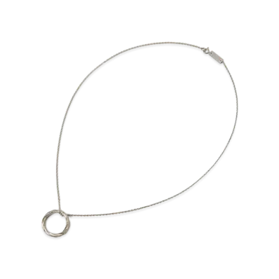 Maison Margiela Timeless Ring Necklace "Palladium"