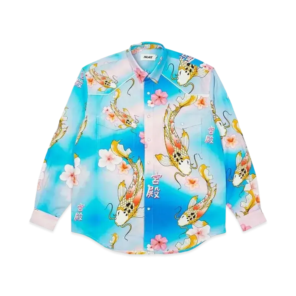 PALACE Carp Shirt "Blue"