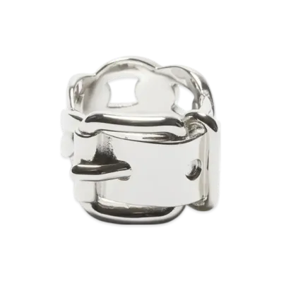 Acne Studios Buckle Ring "Silver/Grey"