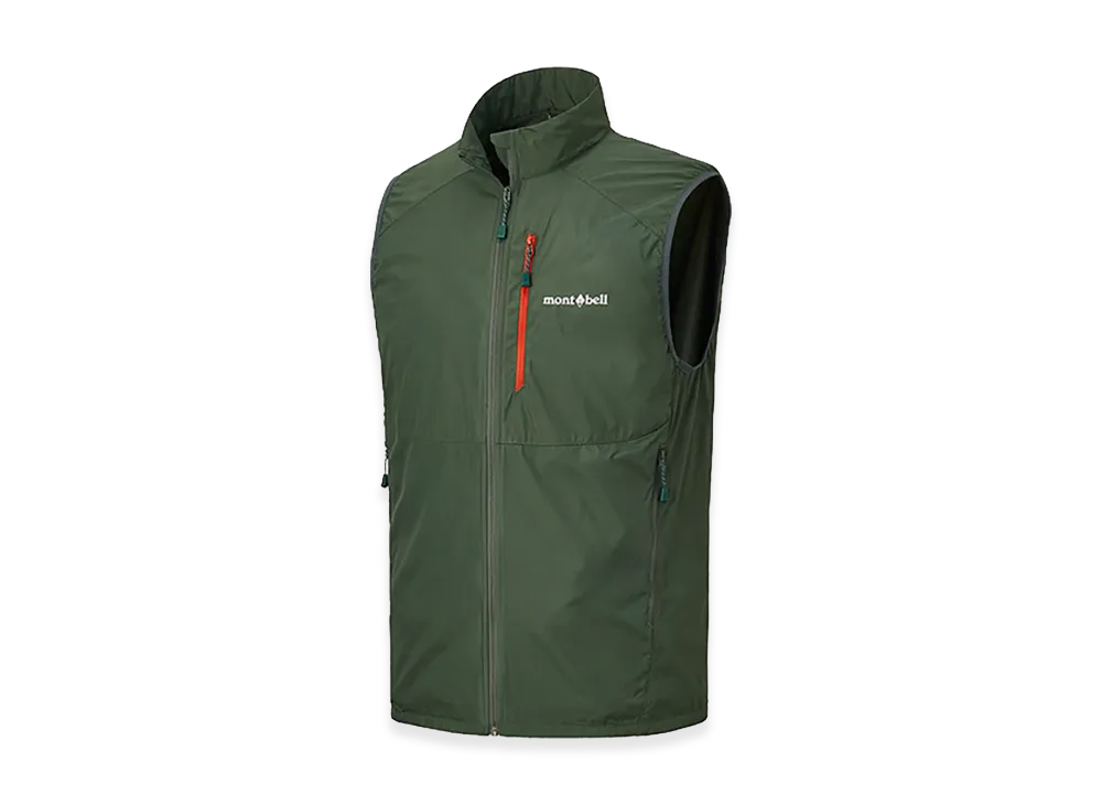 mont-bell Wind Blast Vest "Dark Green"