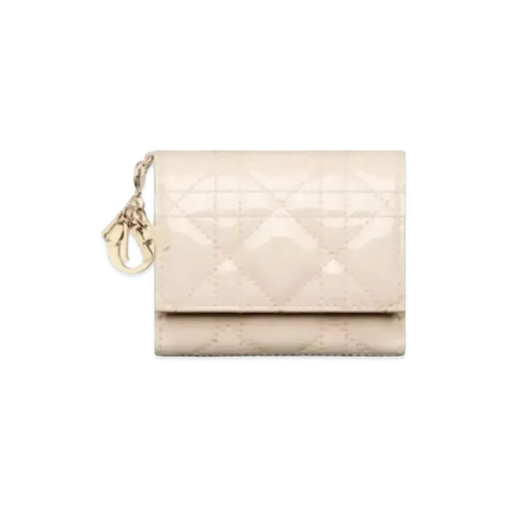 Dior Lotus Wallet "Off White"