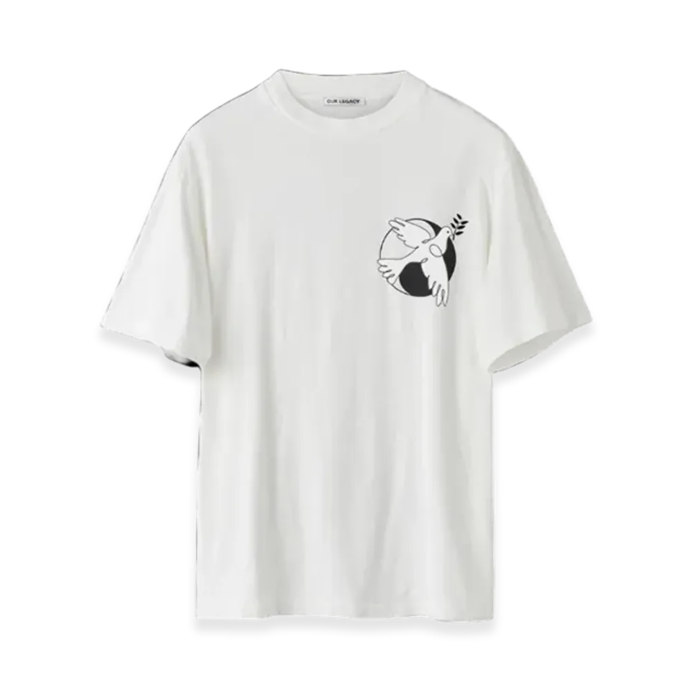 OUR LEGACY Work Shop Ukraine T-Shirt "White"