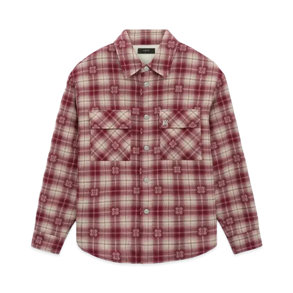 AMIRI Padded Overshirt "Deep Red"