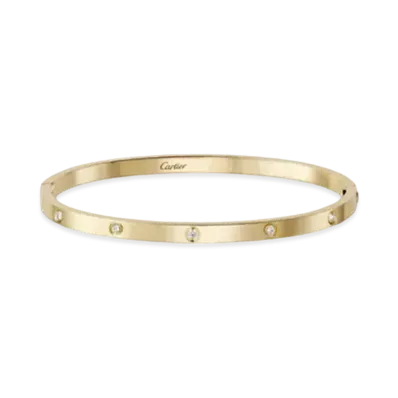 Cartier Love Bracelet, Small Model, 10 Diamonds