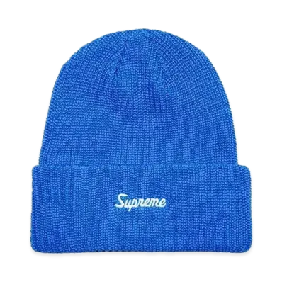Supreme Loose Gauge Beanie "Blue"