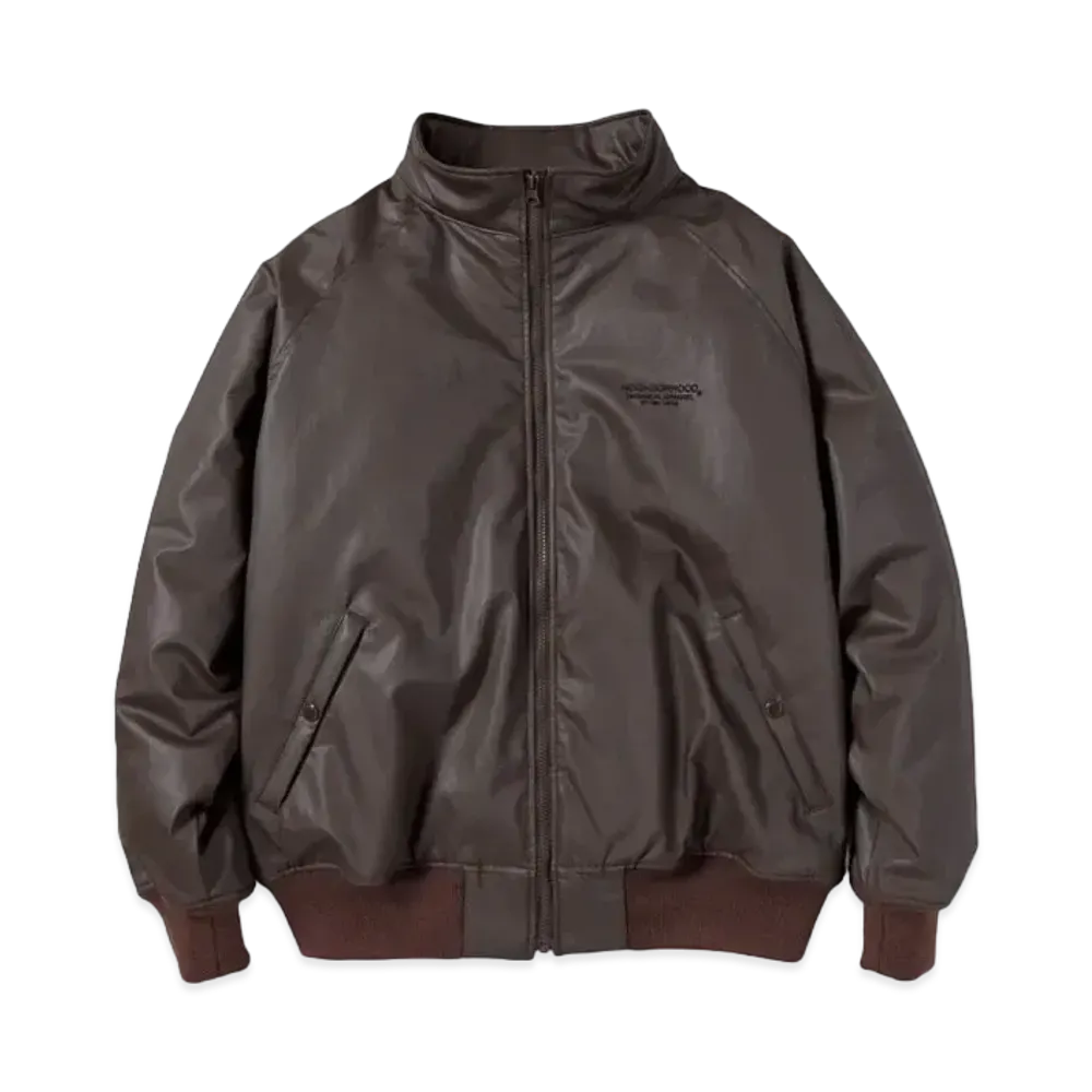 NEIGHBORHOOD Stand Collar JK . SL "Brown"
