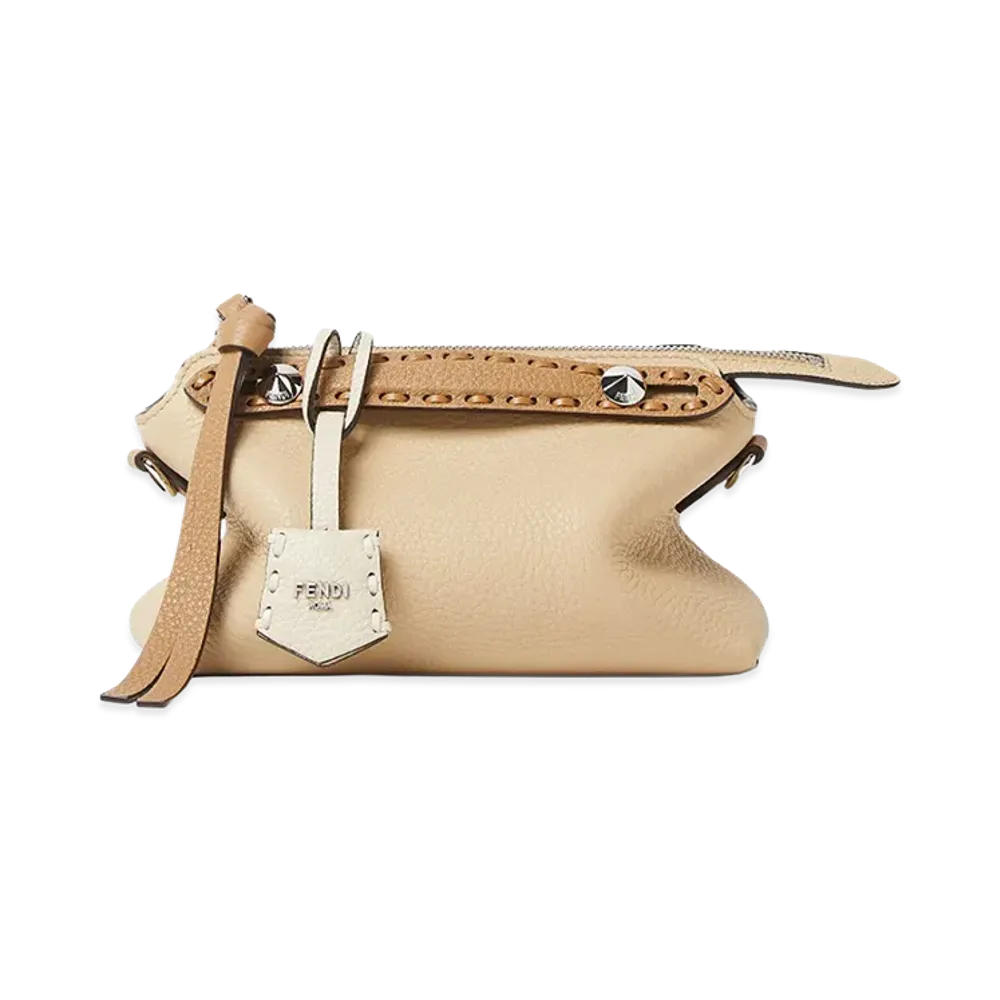 FENDI Women's By The Way Soft Selleria Mini Handbag "Beige"