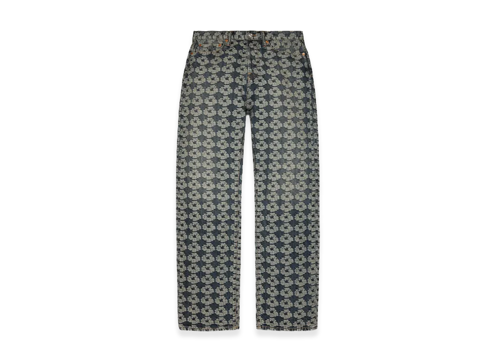 DENIM TEARS Baggy Jacquard Wreath Denim Pant "Jacquard"