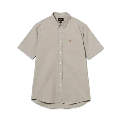 BEAMS One-Point Stretch Button-Down Shirt 24SS "Brown"