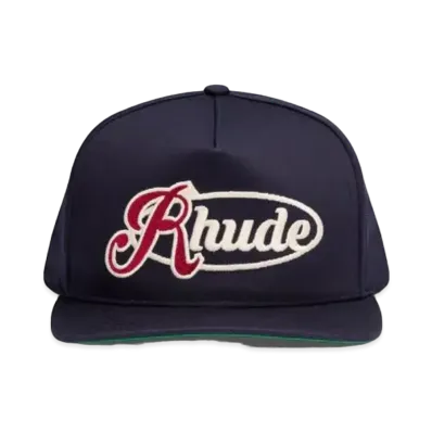 RHUDE Script Hat "Navy"