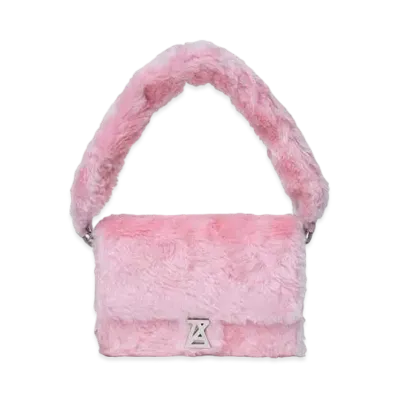 ANREALAGE Photochromic Fur Bag "Pink/Blue"