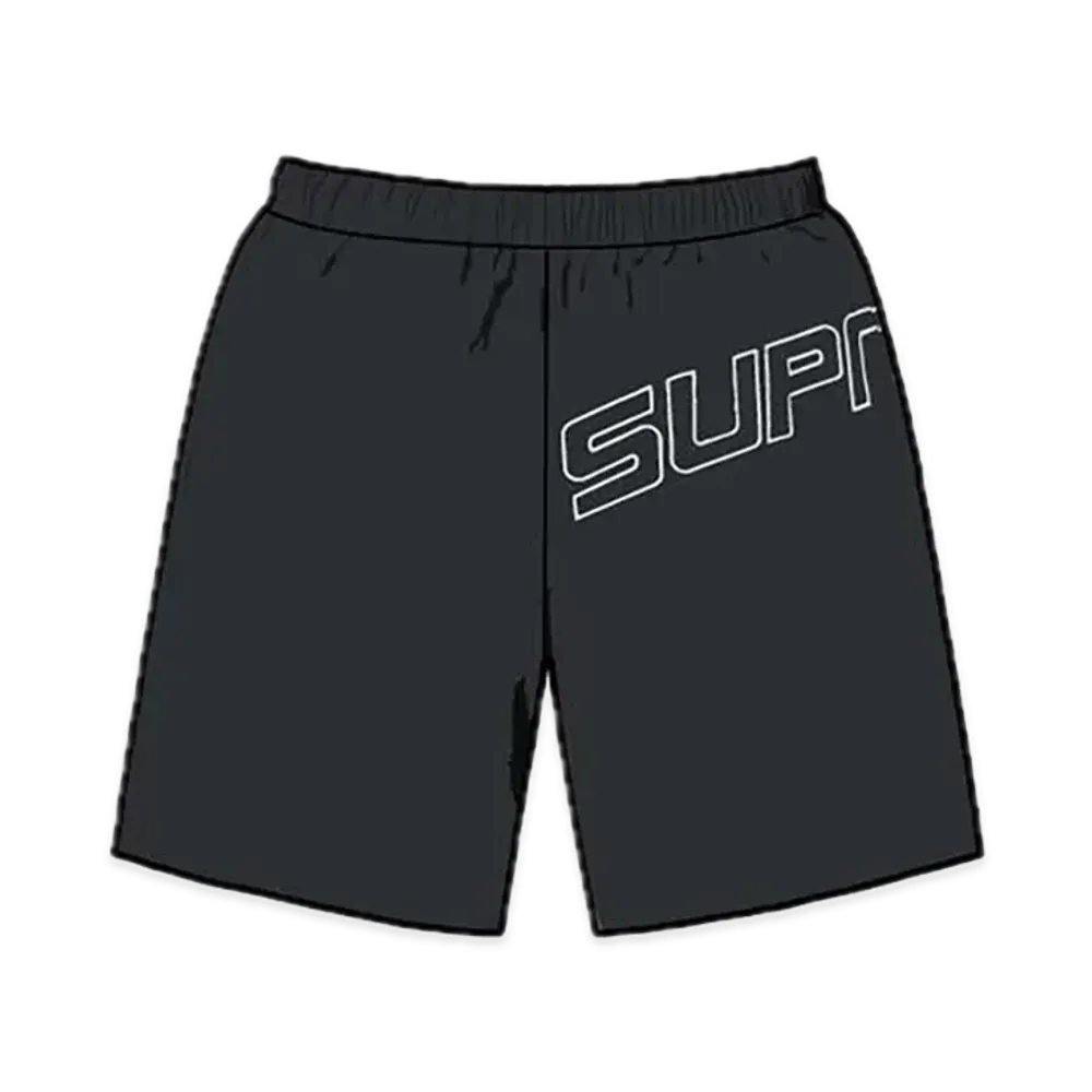 Supreme Curve Nylon Short "Black"