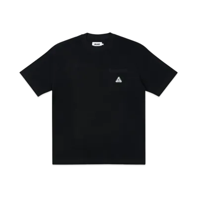 PALACE WAFFLE OVERLOCK T-SHIRT "Black"