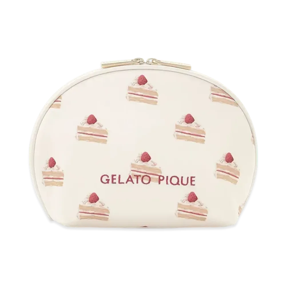 GELATO PIQUE Cake All Pattern Pouch "Off White"
