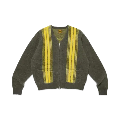 HUMAN MADE Zip-Up Cardigan "Green"