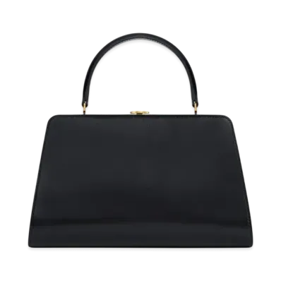 CELINE Medium Celine Antoinette in Natural Satinated Calfskin "Black"