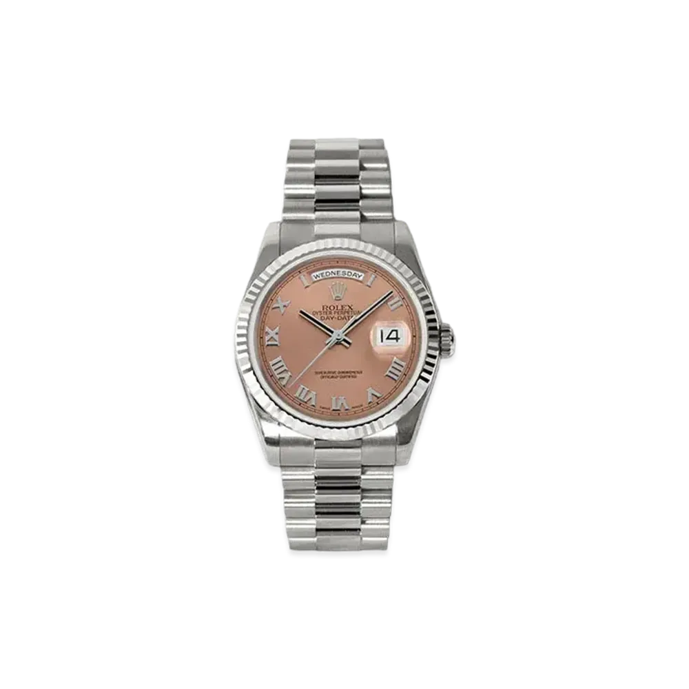 ROLEX Day-Date 36 Pink Dial 128239