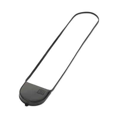 LOEWE Mini Heel Pouch In Soft Calfskin "Black"