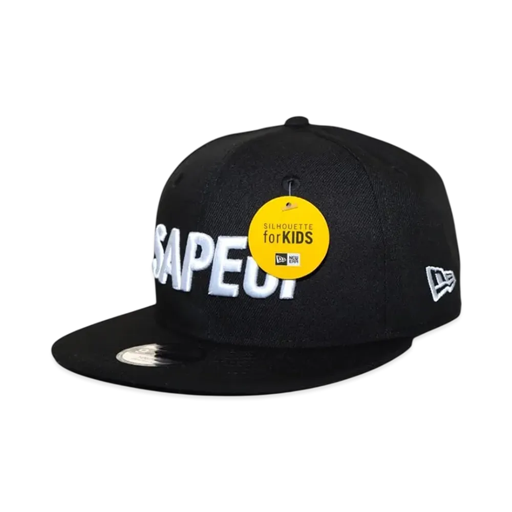 SAPEur x NEW ERA Youth Snapback Cap "Black"
