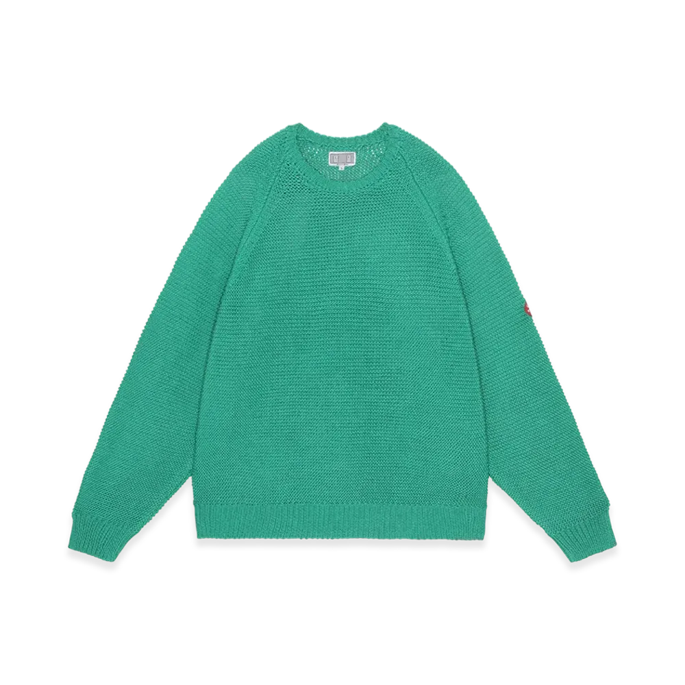 MIN-NANO x Cav Empt (C.E) Raglan Sleeve Cotton Knit "Green"
