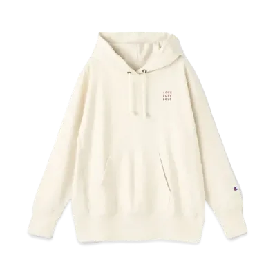 Champion x Ron Herman French Terry Sweat Hoodie "Light Gray"