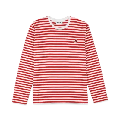 WIND AND SEA WDS(SAIL-BOAT) BORDER L/S T-SHIRT "Red"