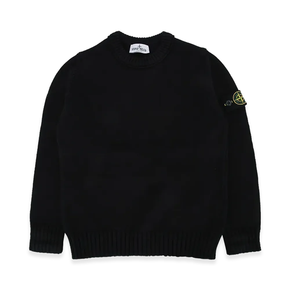 Stone Island Kids Crew Neck "Black"