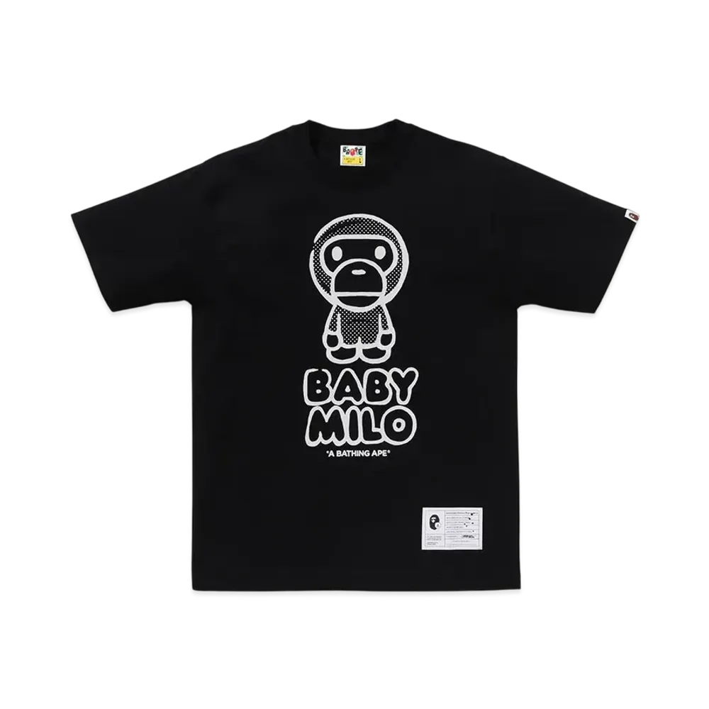 A BATHING APE x Joshua Vides Baby Milo Tee "Black"