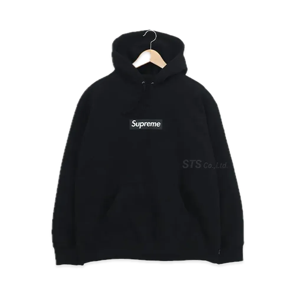 Supreme 23SS West Hollywood Store Open Limited Box Logo Hooded Sweatshirts "Black"