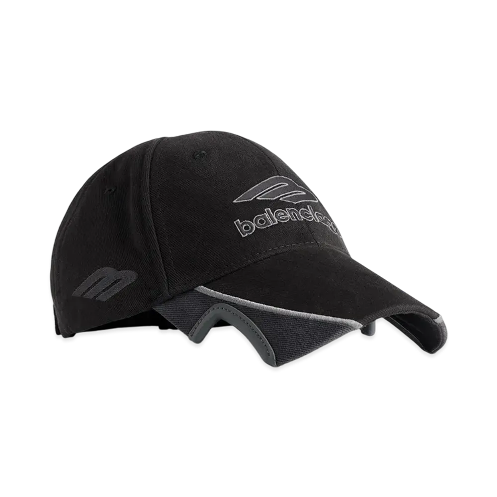BALENCIAGA 3B Football Cap "Black/Grey"