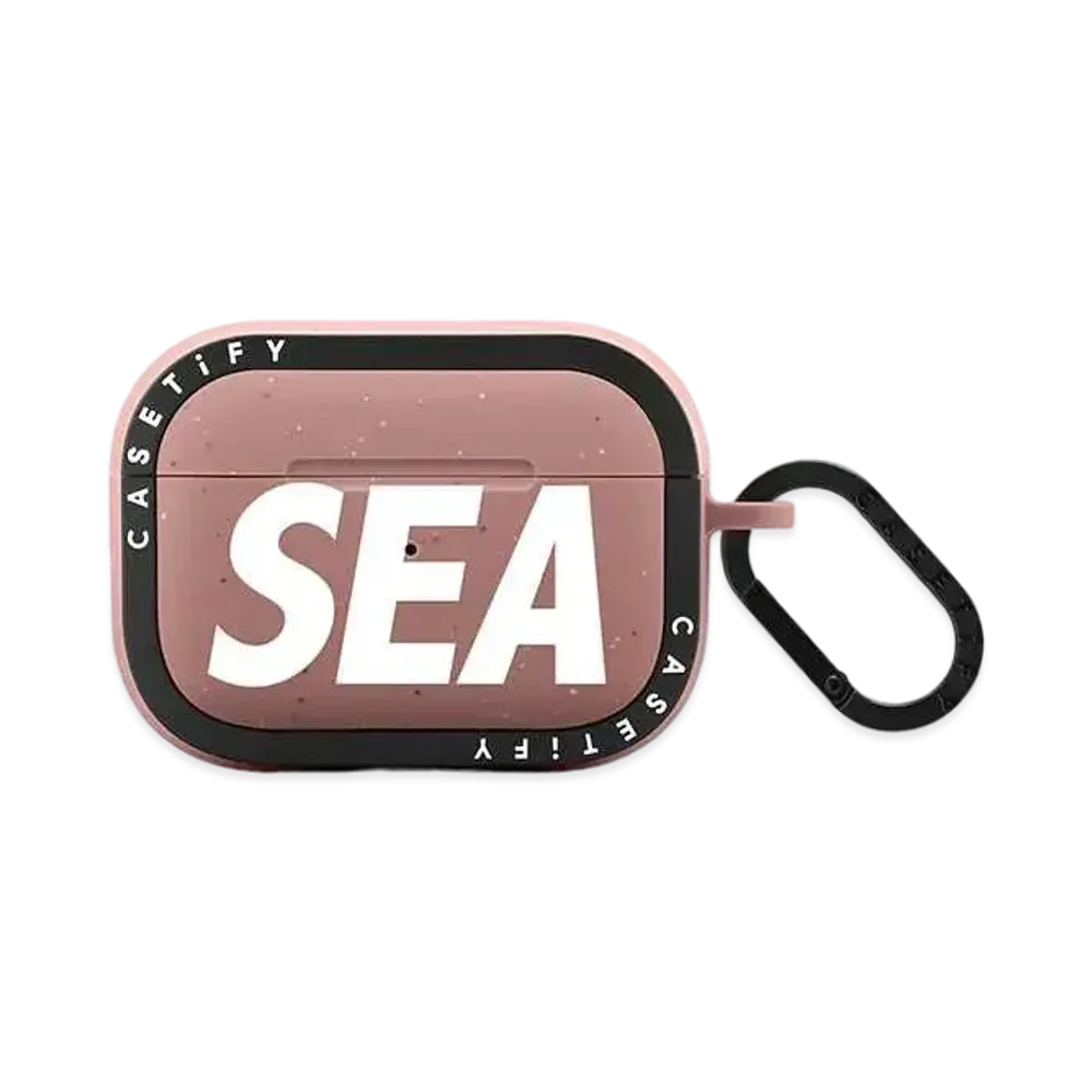 WIND AND SEA x CASETIFY Sea Airpods Case(Ultra Impact Airpods Case) "Matte Dusty Rose"