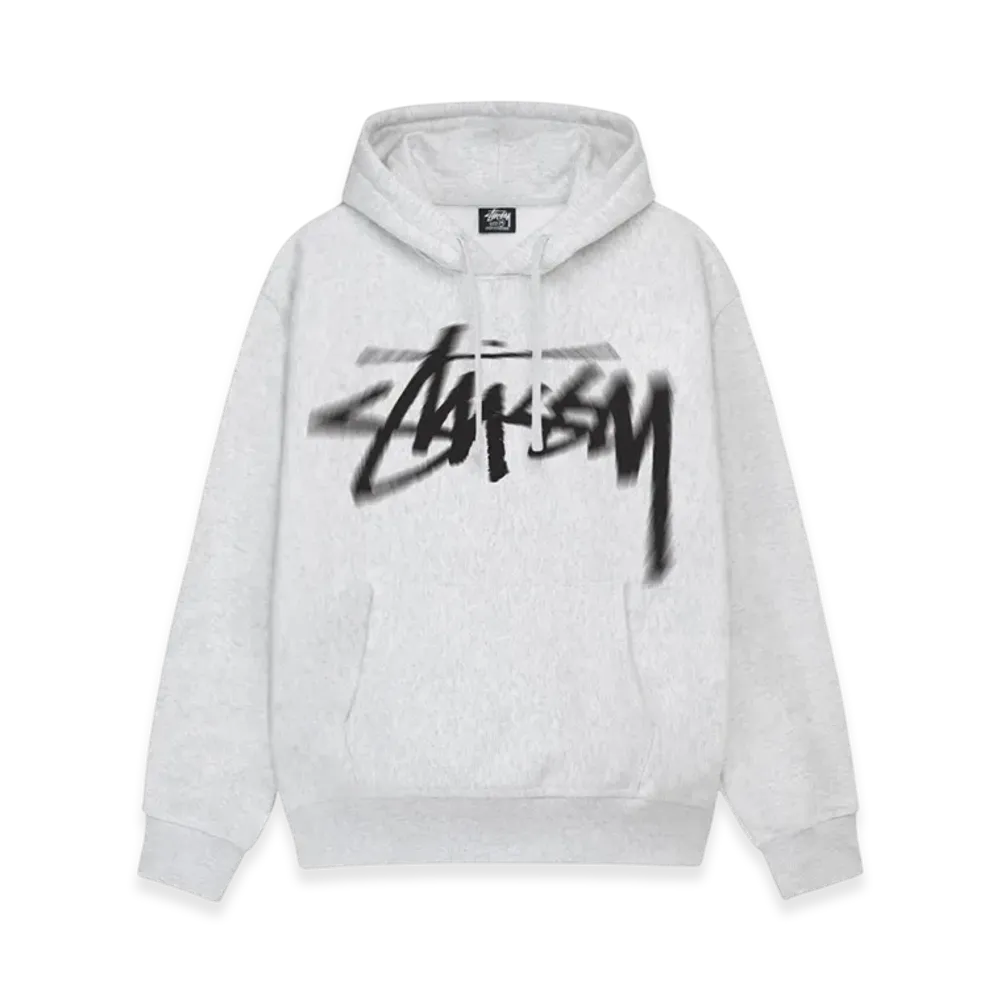 Stussy Dizzy Stock Hoodie "Ash Heather"