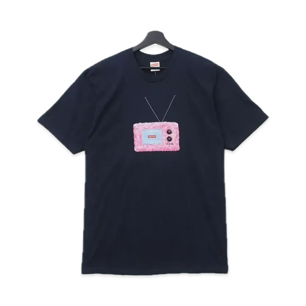 シュプリーム TV Tシャツ "ネイビー"