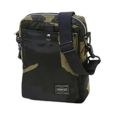 PORTER / COUNTER SHADE Shoulder Bag (Vertical) "Woodland Khaki"