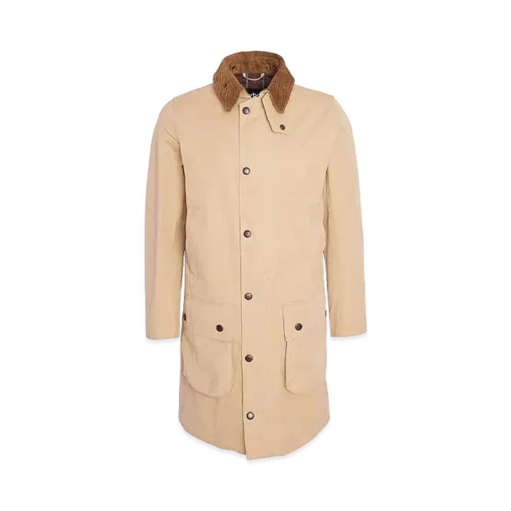 Barbour Border Peach Skin Mid-Length Coat "LBGE"