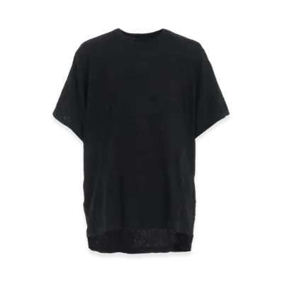 S'YTE Catch-Washer Finish Jersey Round Neck T-Shirt "Black"