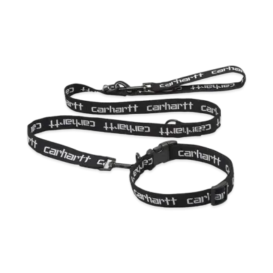 Carhartt WIP Script Dog Leash & Collar "Black"