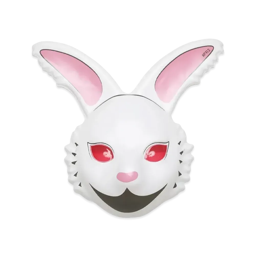 FR2 Fxxking Rabbits Face Mask "White"