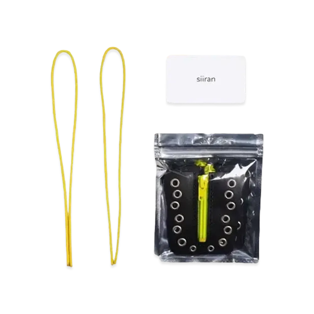 siiran Sneaker Custom Zipper Unit Drop Yellow czaf05dy "BLACK/YELLOW"