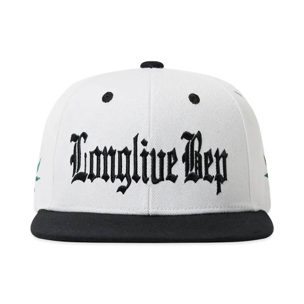BlackEyePatch Longlive Bep Snapback Cap "White/Black"