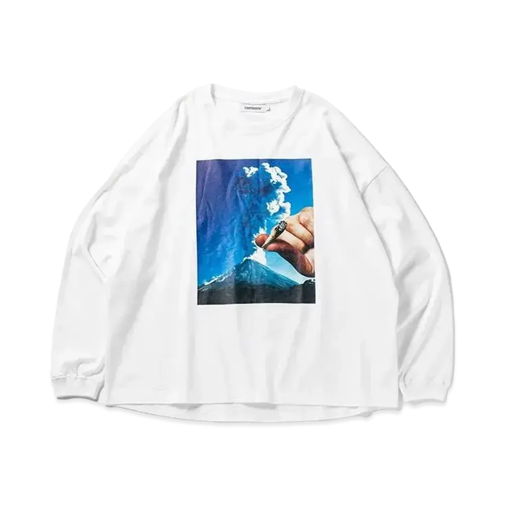 TIGHTBOOTH Volcano L/S T-shirt "White"