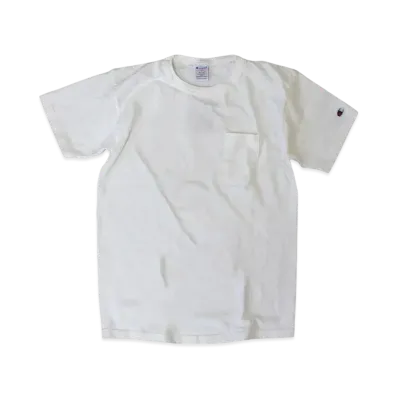 Champion T1011 Short Sleeve Pocket T-shirt "White"