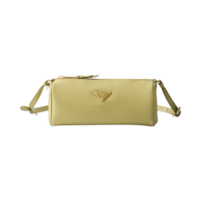 PRADA Leather Pouch "Light Green"