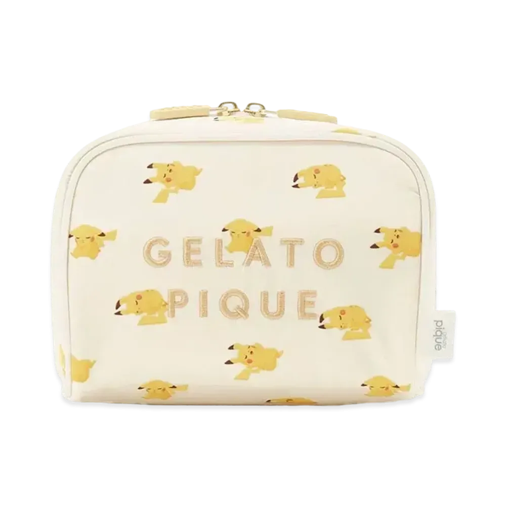 GELATO PIQUE x Pokemon All-Over Pattern Pouch "Yellow"